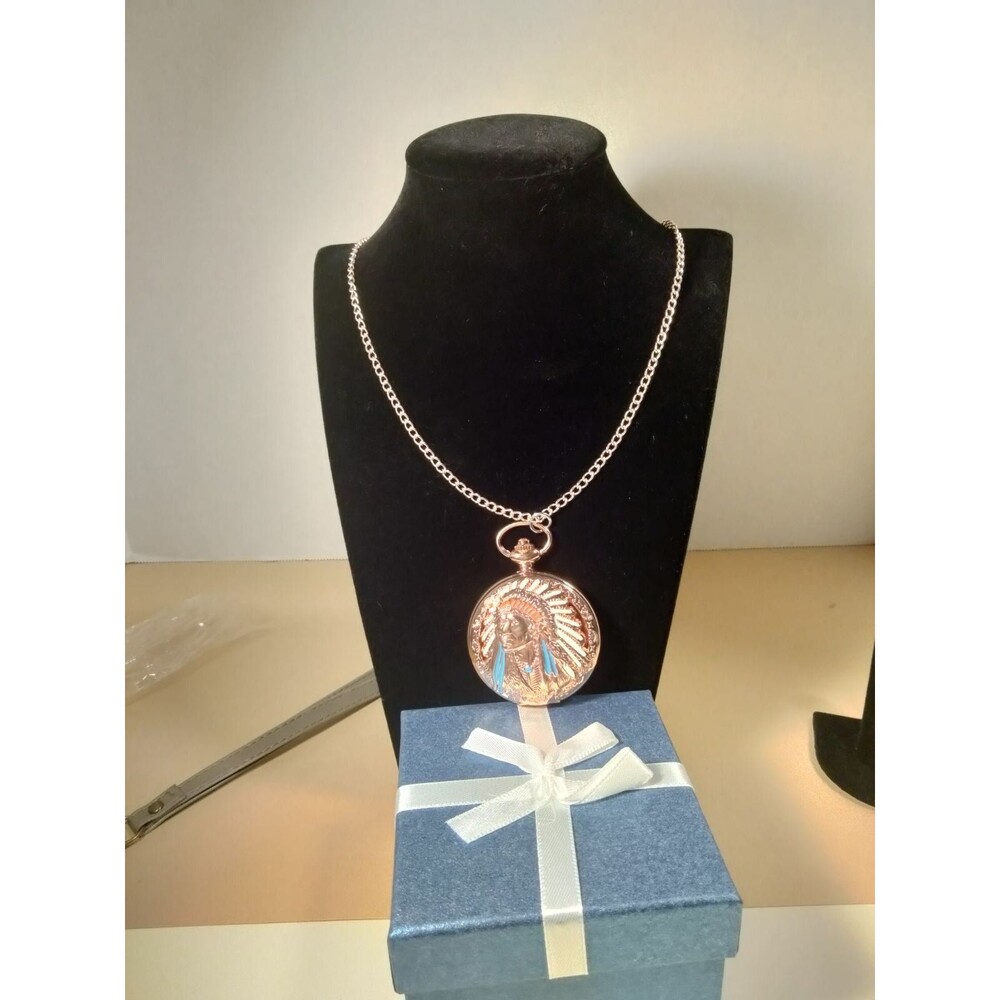 Native American pocket watch